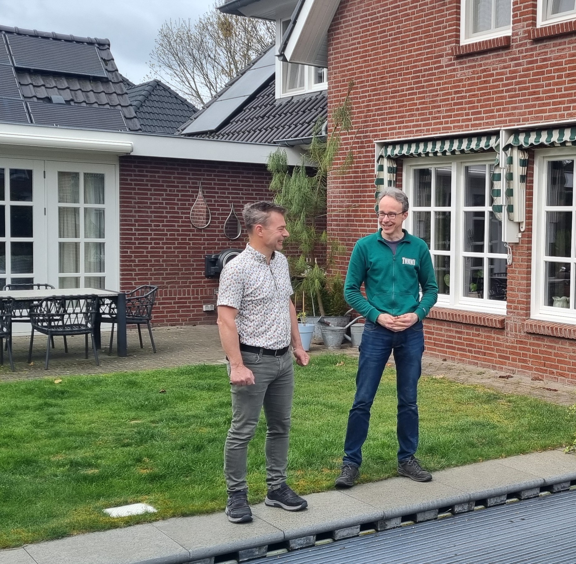 Wessel met energiecoach Thijs